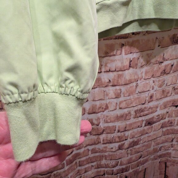 Page & Tuttle V-Neck Pull Over Jacket Light Green Size Large - Picture 5 of 15